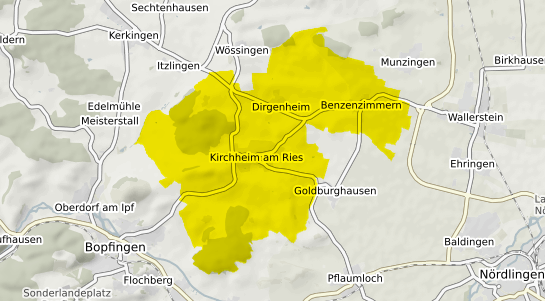 Immobilienpreisekarte Kirchheim am Ries